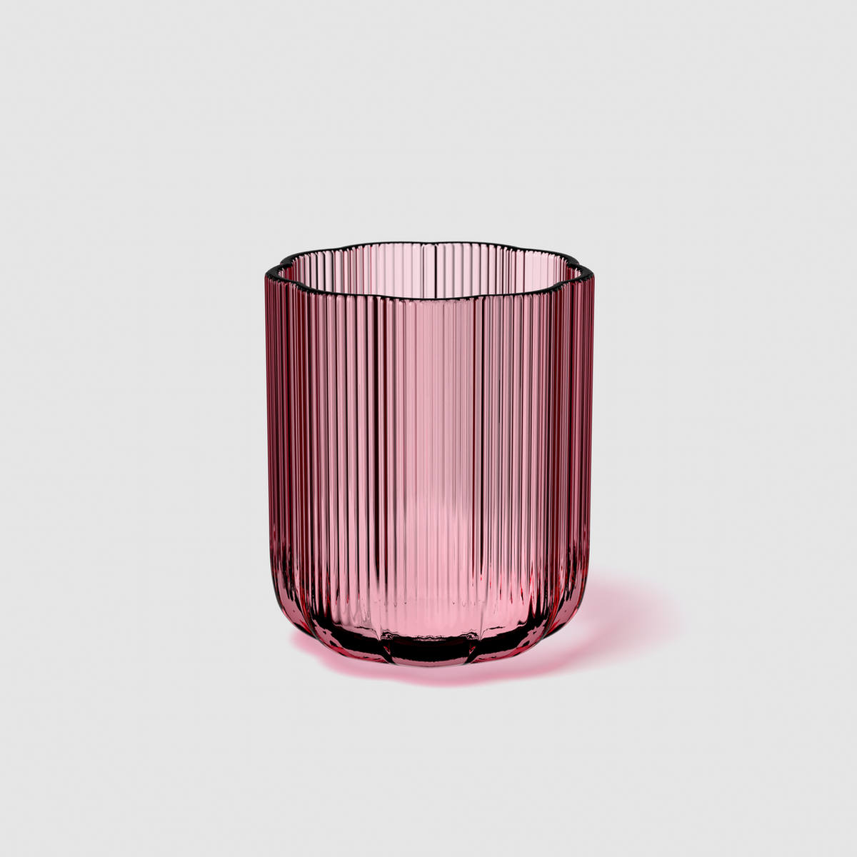 Villeroy & Boch Vaso Fleur 12,5 x 15 cm in Vetro Rosa