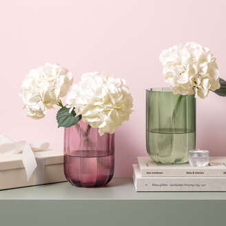 Villeroy & Boch Vaso Fleur 16x22,5 cm in Vetro Rosa