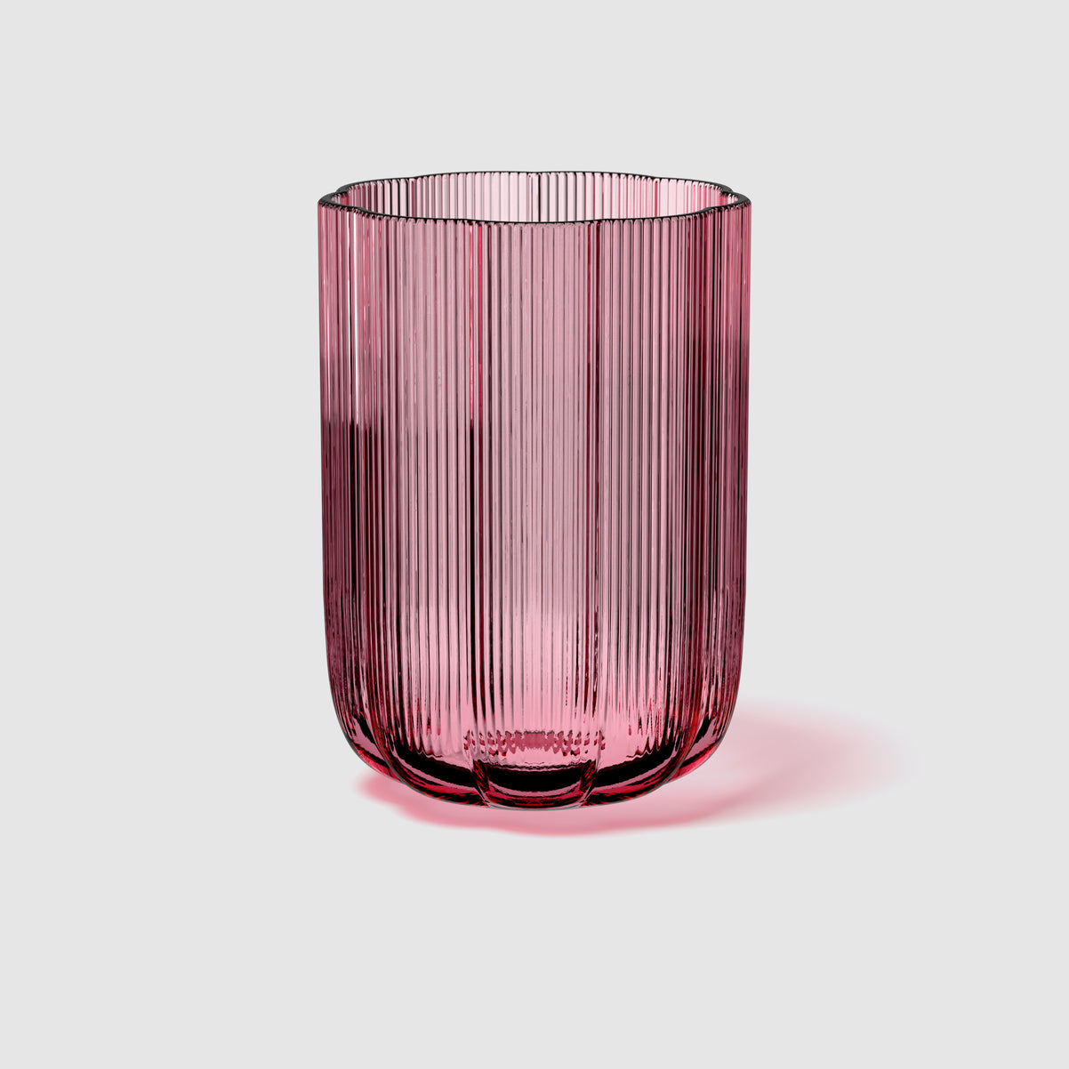 Villeroy & Boch Vaso Fleur 16x22,5 cm in Vetro Rosa