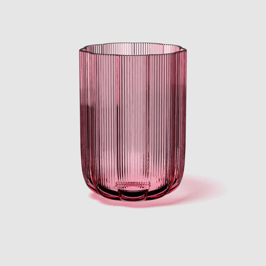 Villeroy & Boch Vaso Fleur 16x22,5 cm in Vetro Rosa