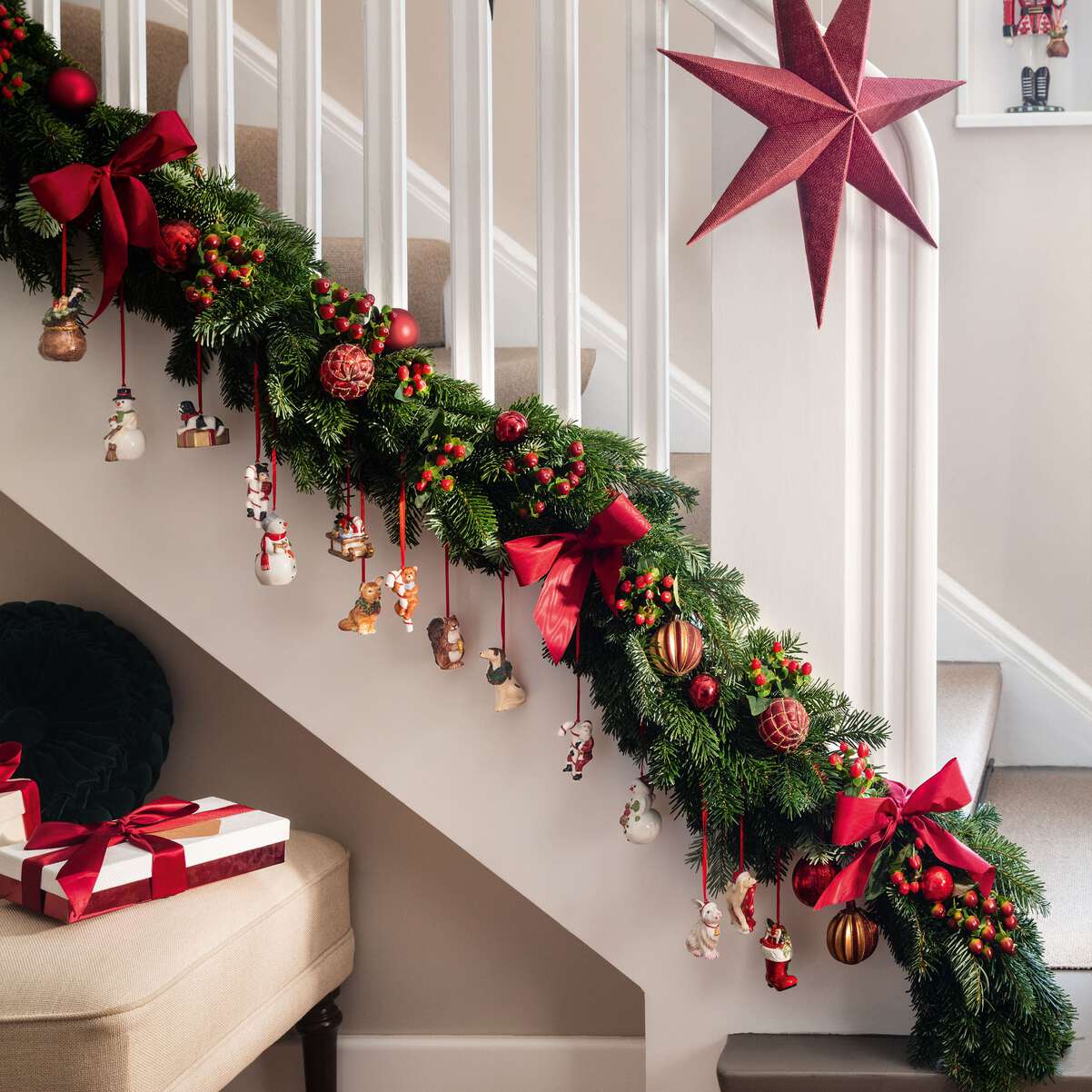 Villeroy & Boch Idea regalo Natale Addobbi di Natale Nostalgic Ornaments porcellana Cani 3 pezzi