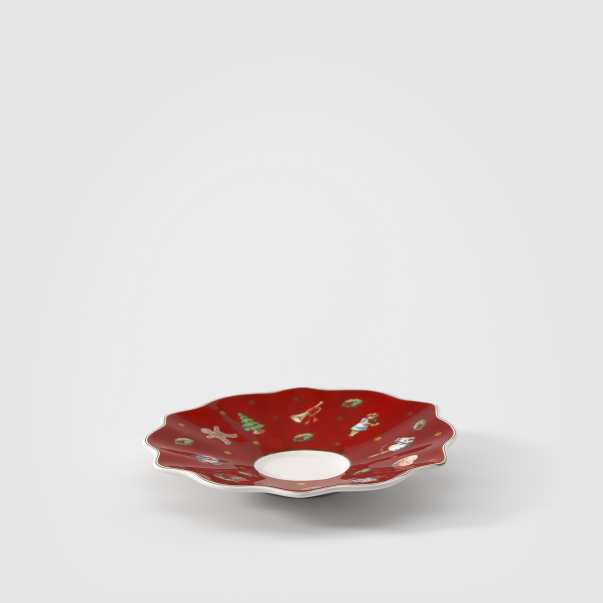 Villeroy & Boch Toy's Delight Piattino Tazza Espresso, Bianco/Multicolore