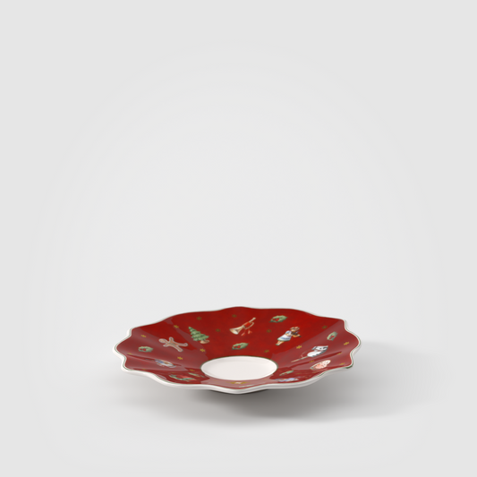 Villeroy & Boch Toy's Delight Piattino Tazza Espresso, Bianco/Multicolore