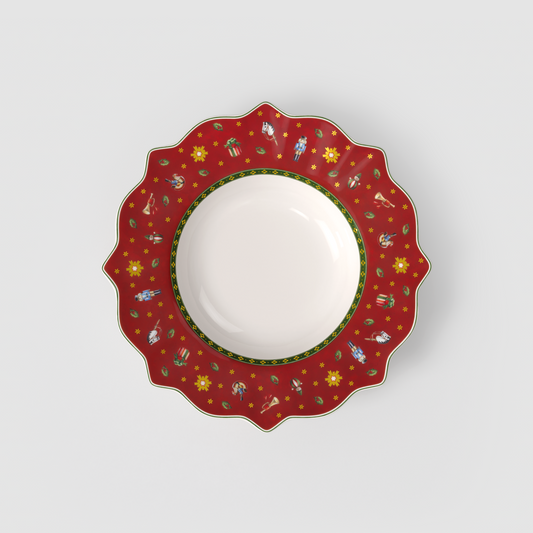 Villeroy & Boch Toy's Delight Piatto Fondo, Rosso