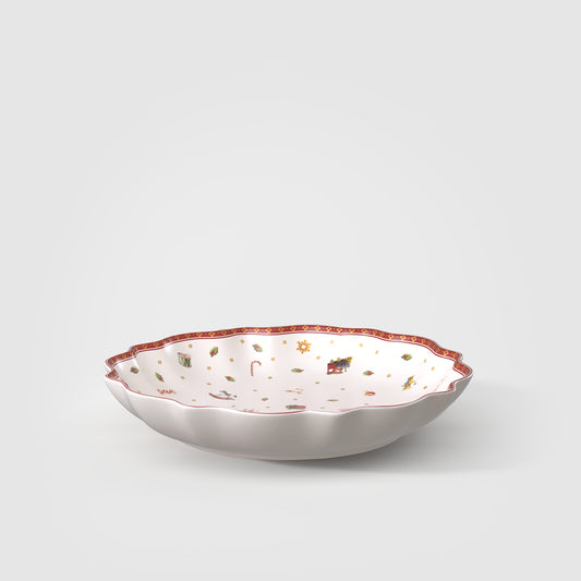 Villeroy & Boch Toy's Delight  Ciotola/Coppa  Grande da portata rossa, 500 ml, Premium Porcelain
