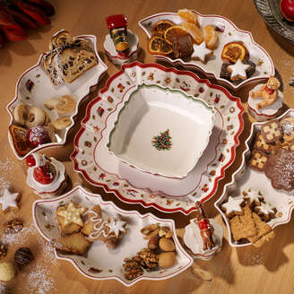 Villeroy & Boch Toy's Delight Scodella da portata rosso, 16 x 16 cm, Premium Porcelain