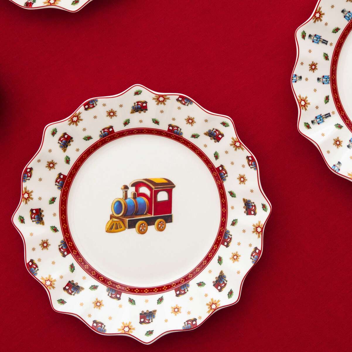 Villeroy & Boch Toy's Delight Set da colazione Locomotiva, multicolore, Premium Porcelain