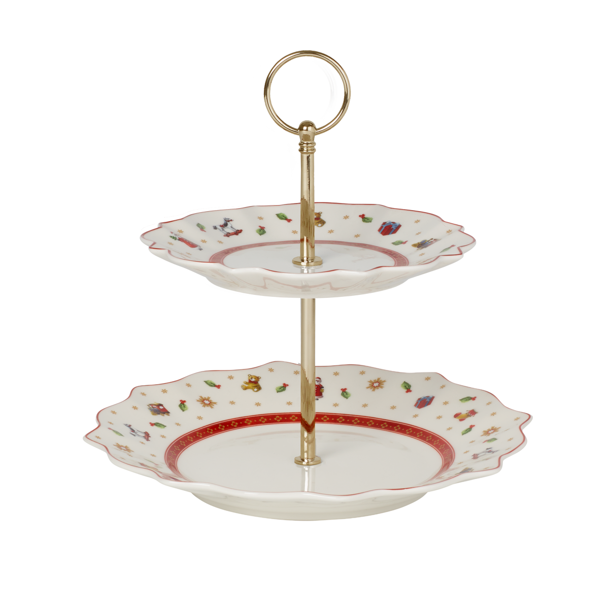 Villeroy & Boch Toy's Delight Alzata Natalizia Piccola Rossa