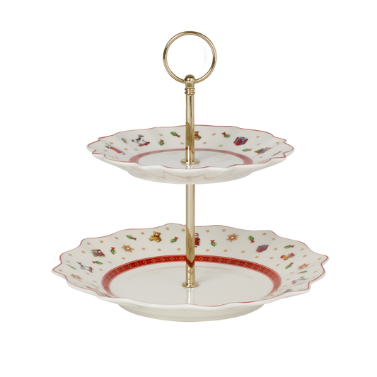 Villeroy & Boch Toy's Delight Alzata Natalizia Piccola Rossa