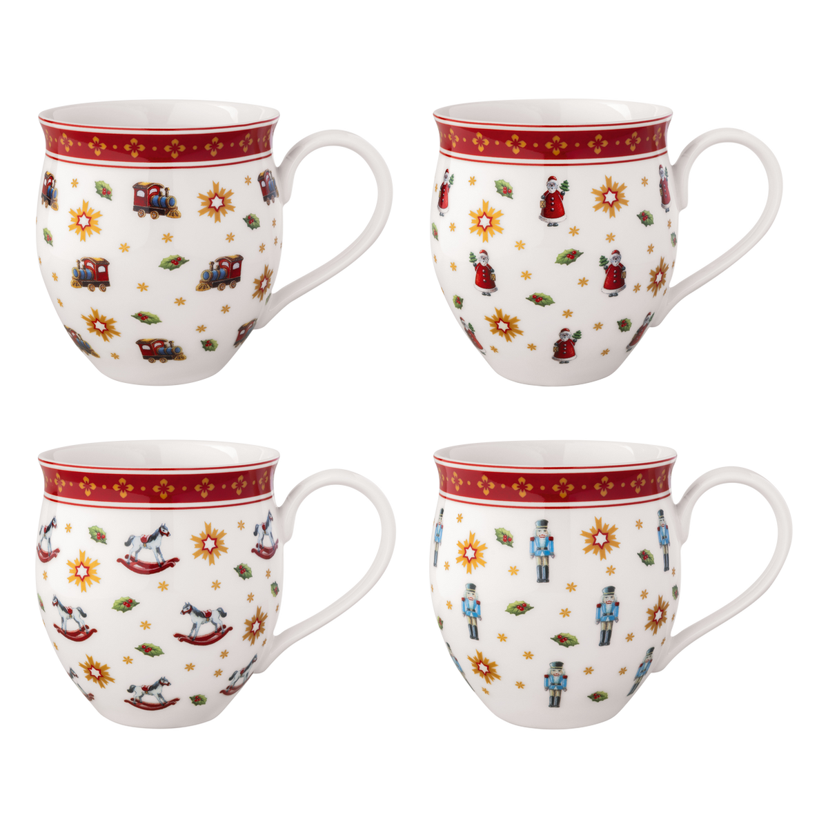 Villeroy & Boch Toy's Delight Set 4 Tazze Anniversary 390ml in Porcellana