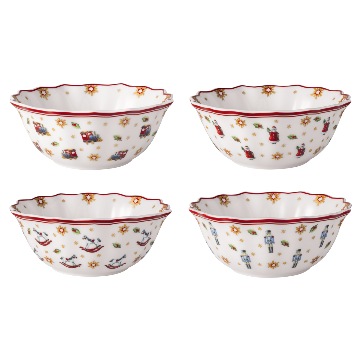 Villeroy & Boch Toy's Delight Set di Ciotole Anniversario multicolore, Premium Porcelain