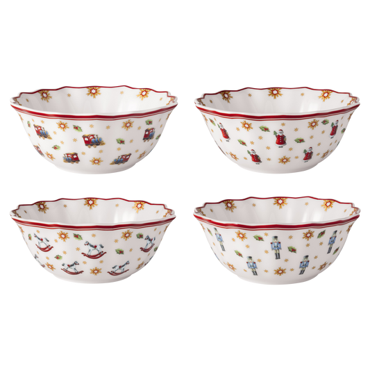 Villeroy & Boch Toy's Delight Set di Ciotole Anniversario multicolore, Premium Porcelain