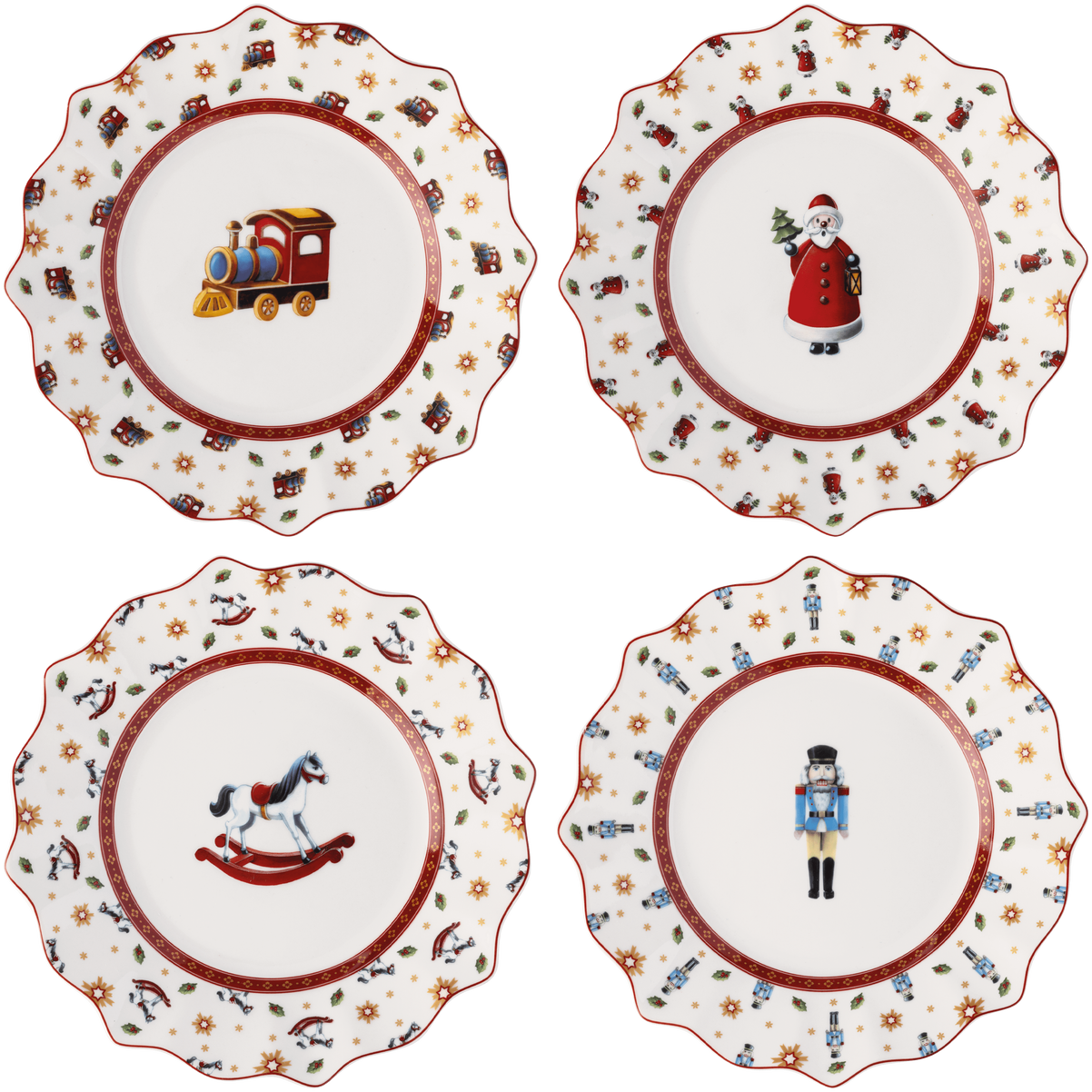Villeroy & Boch Toy's Delight Set di piatti Anniversario multicolore, Premium Porcelain