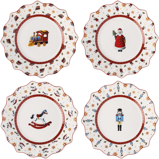 Villeroy & Boch Toy's Delight Set di piatti Anniversario multicolore, Premium Porcelain
