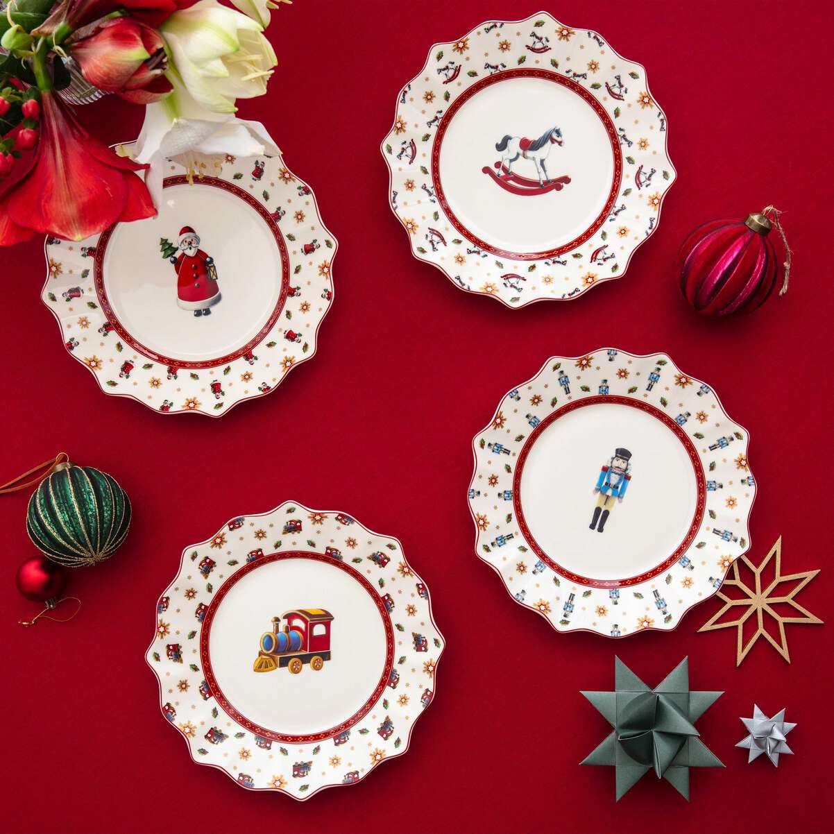 Villeroy & Boch Toy's Delight Set di piatti Anniversario multicolore, Premium Porcelain