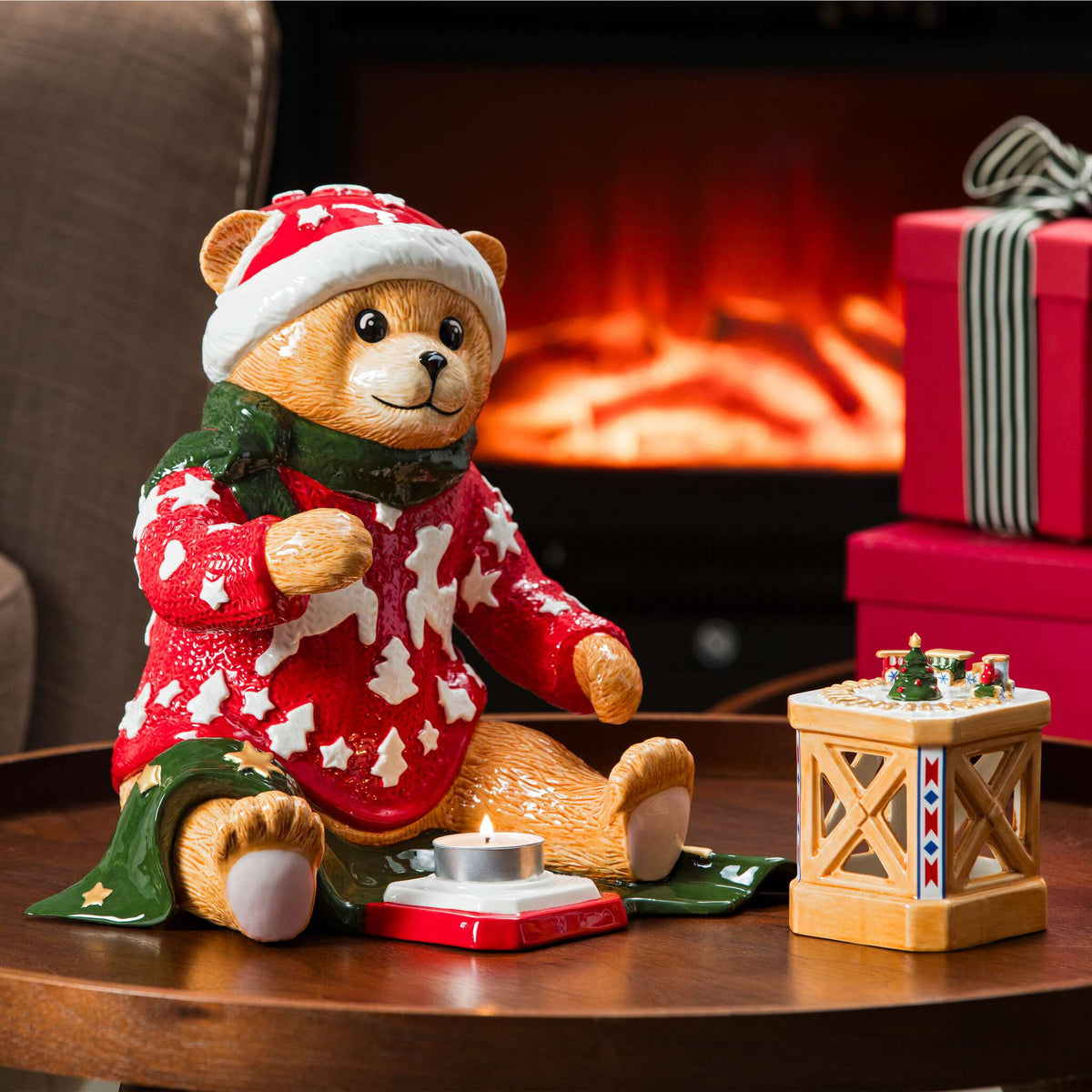 Villeroy & Boch Christmas Toys Statuetta Natale Multicolore, porcellana