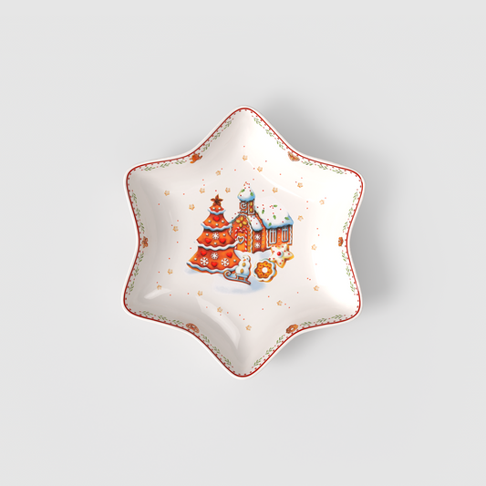 Villeroy & Boch-Winter Bakery Delight Ciotola rossa, 360 ml, Premium Porcelain