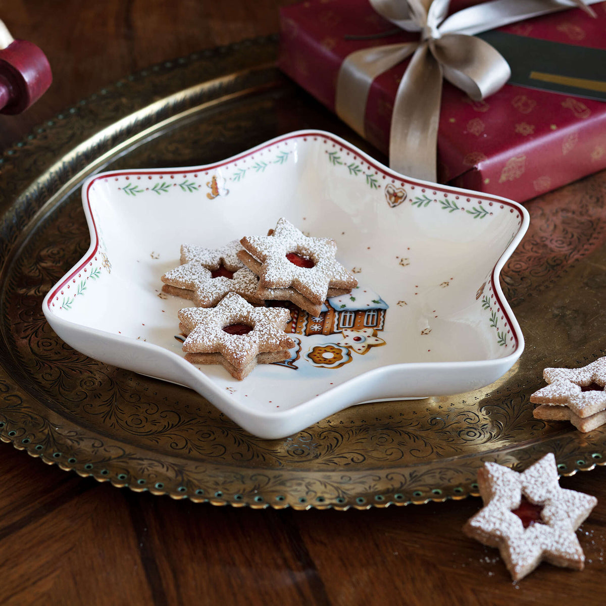 Villeroy & Boch-Winter Bakery Delight Ciotola rossa, 360 ml, Premium Porcelain