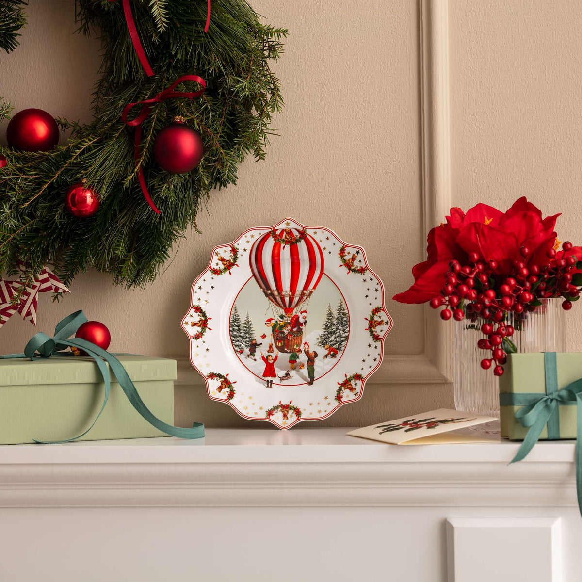 Villeroy & Boch Annual Christmas Edition Piatto 2026, colorato, Premium Porcelain