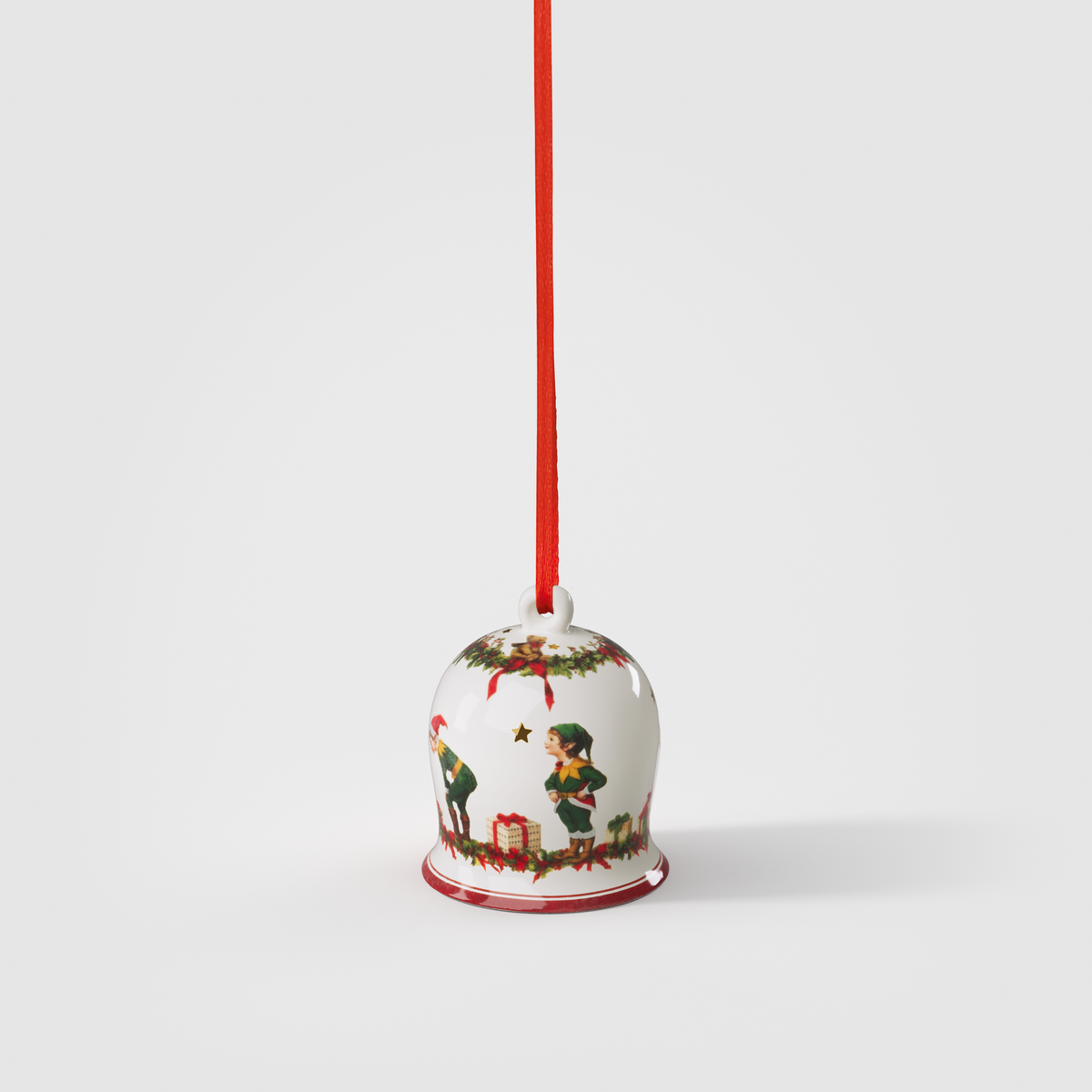 Villeroy & Boch Annual Christmas Edition Campana 2026, multicolore, 5,8 x 6,9 cm, Premium Porcelain