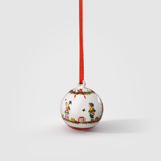 Villeroy & Boch Annual Christmas Edition Palla 2026, colorato, Premium Porcelain