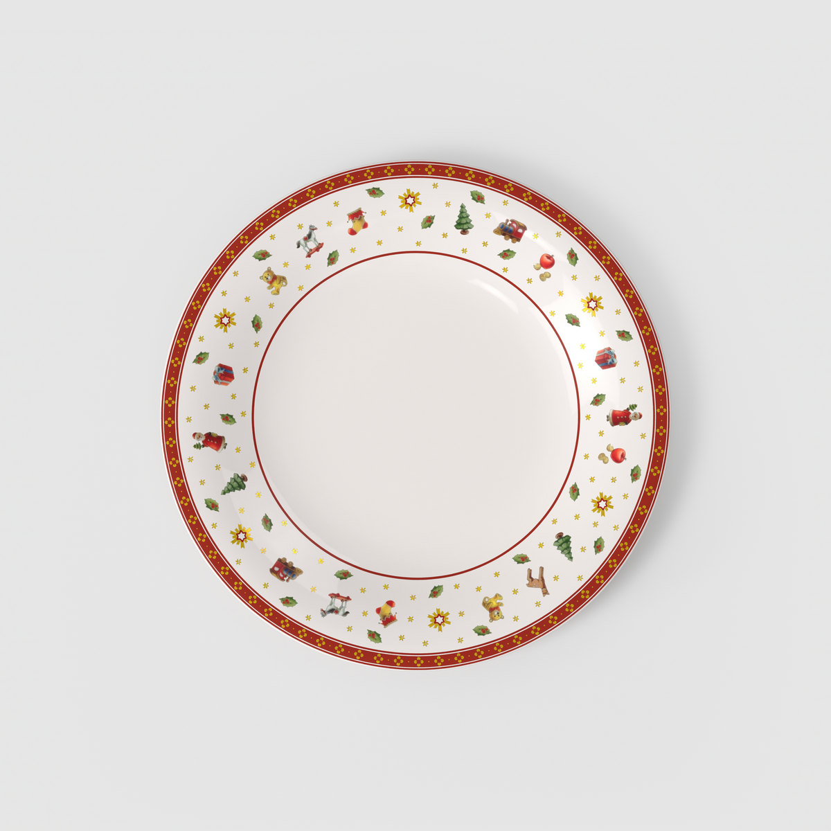 Villeroy & Boch Toy's Delight Specials piatto piano bianco, Ø26,8 cm, Premium Porcelain