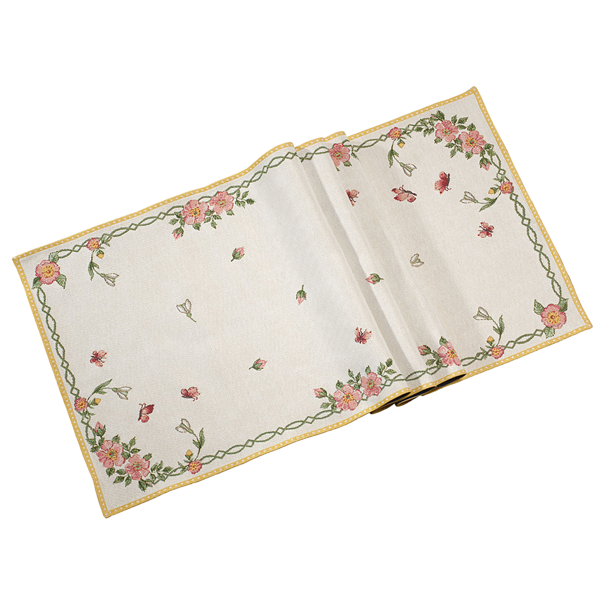 Villeroy&Boch Spring Fantasy Runner XL da tavola verde, 1,43 x 49 x 2 mm New Flowers