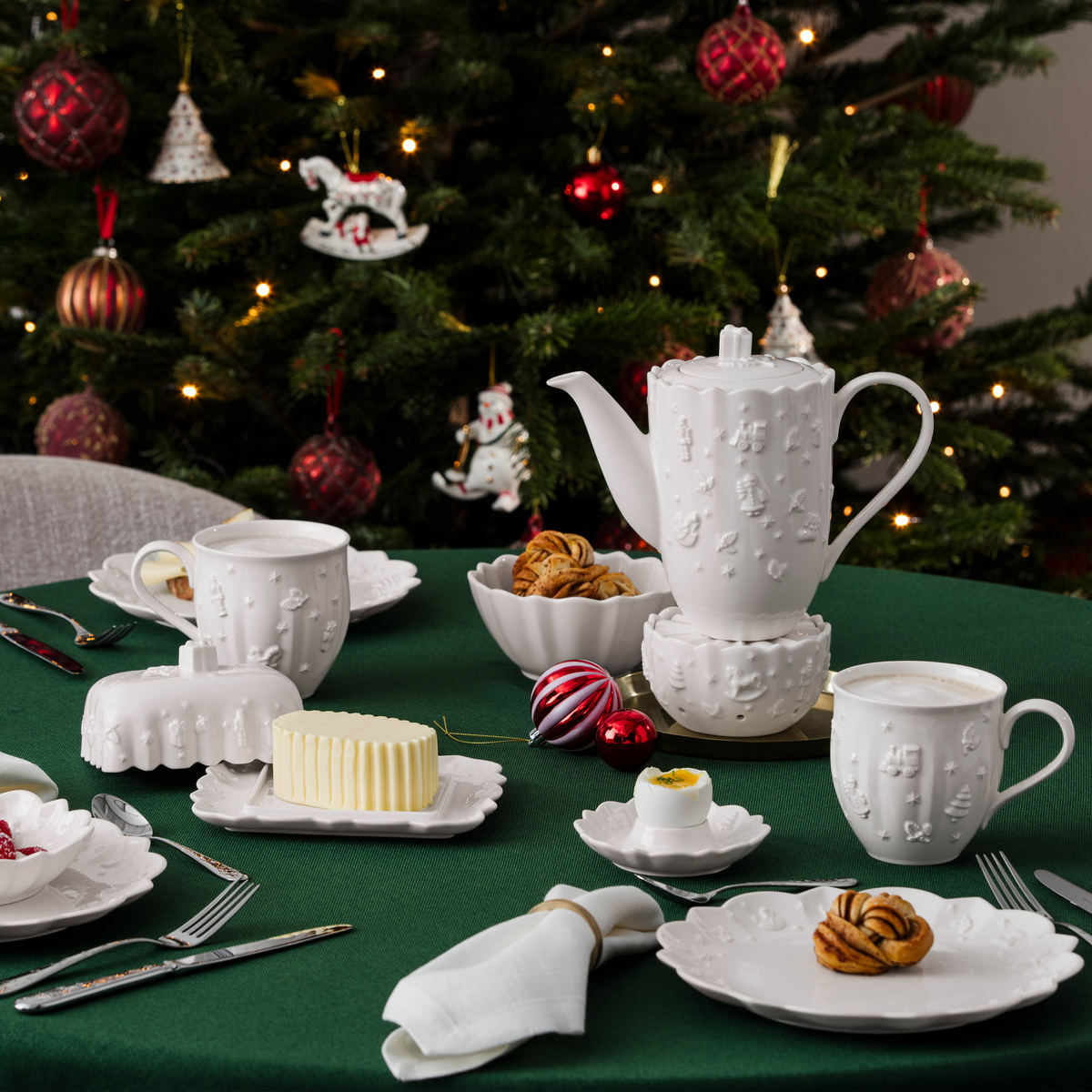 Villeroy & Boch Toy's Delight Royal Classic Burriera bianco, Premium Porcelain