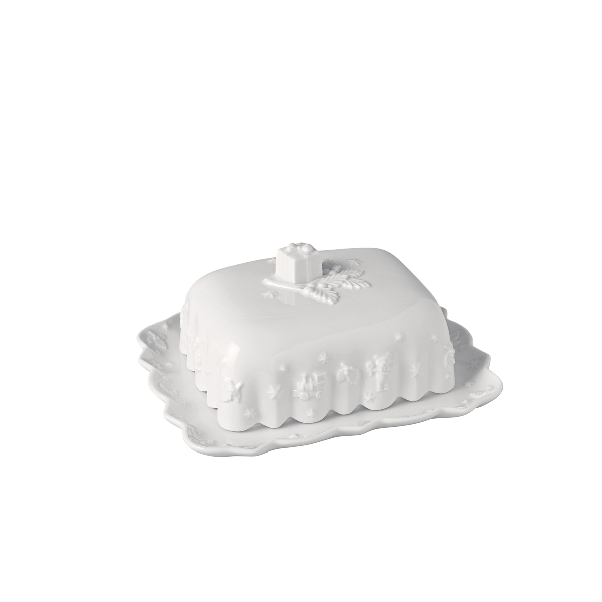 Villeroy & Boch Toy's Delight Royal Classic Burriera bianco, Premium Porcelain