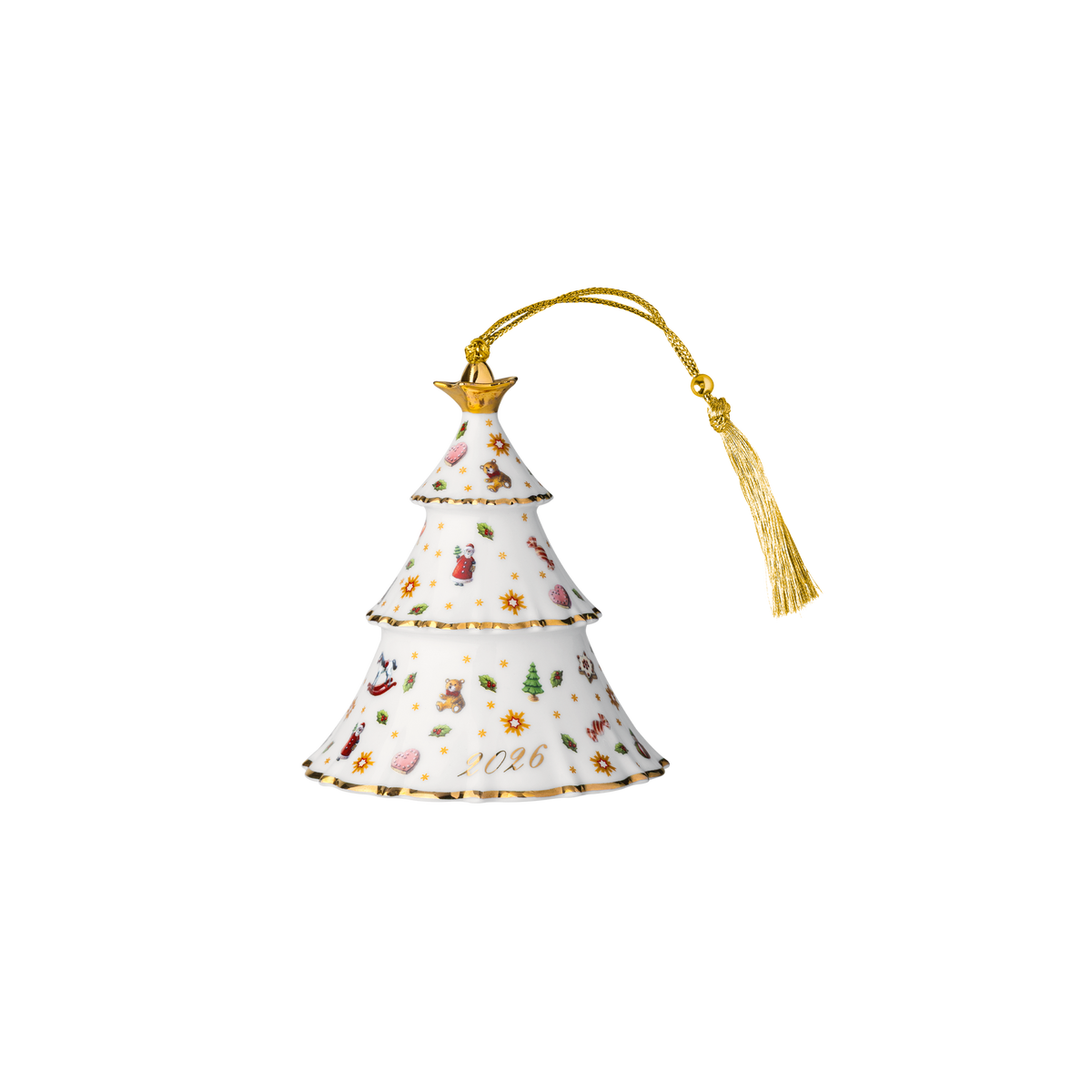 Villeroy & Boch Christmas Classics Addobbi natalizi Oro, Premium Porcelain Albero Natale 2026
