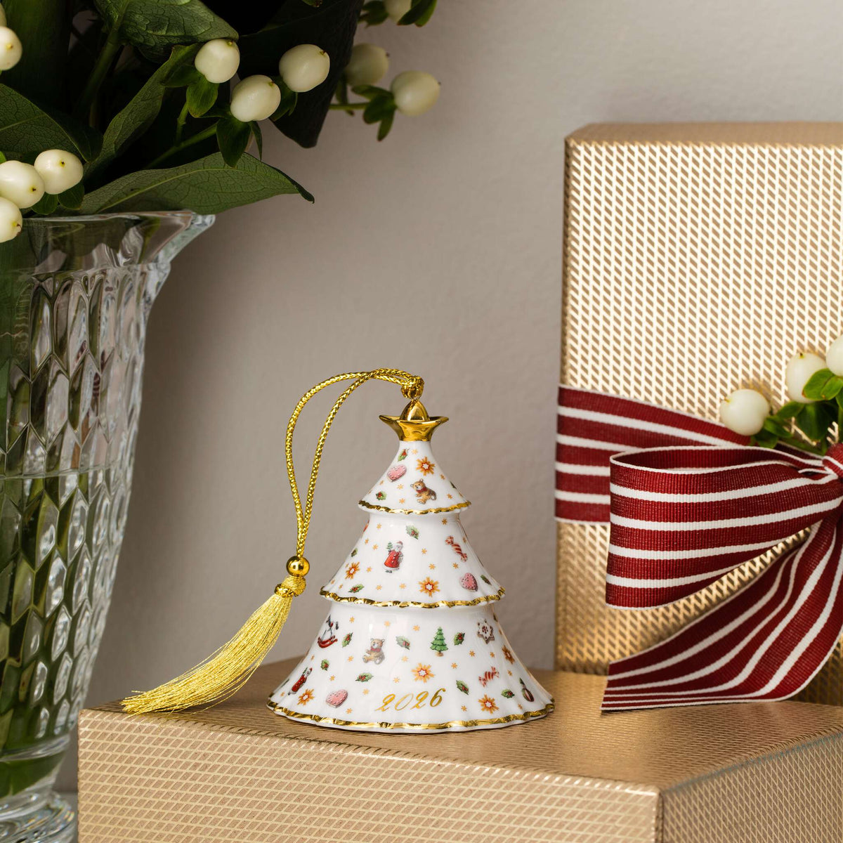 Villeroy & Boch Christmas Classics Addobbi natalizi Oro, Premium Porcelain Albero Natale 2026
