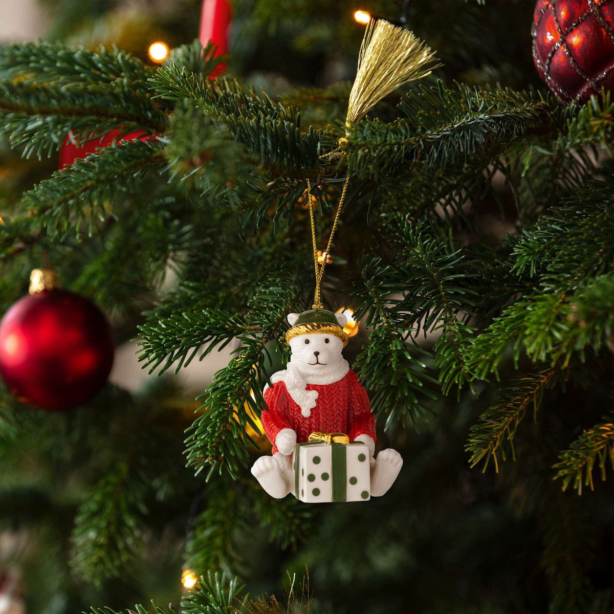 Villeroy & Boch Christmas Classics Addobbi natalizi Oro, Premium Porcelain Orsacchiotto 2026