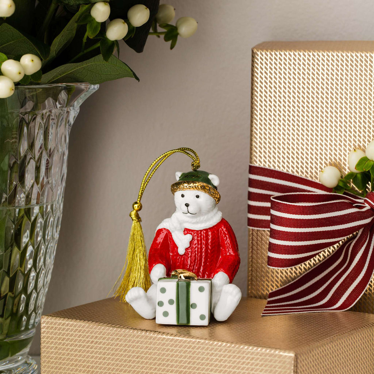 Villeroy & Boch Christmas Classics Addobbi natalizi Oro, Premium Porcelain Orsacchiotto 2026