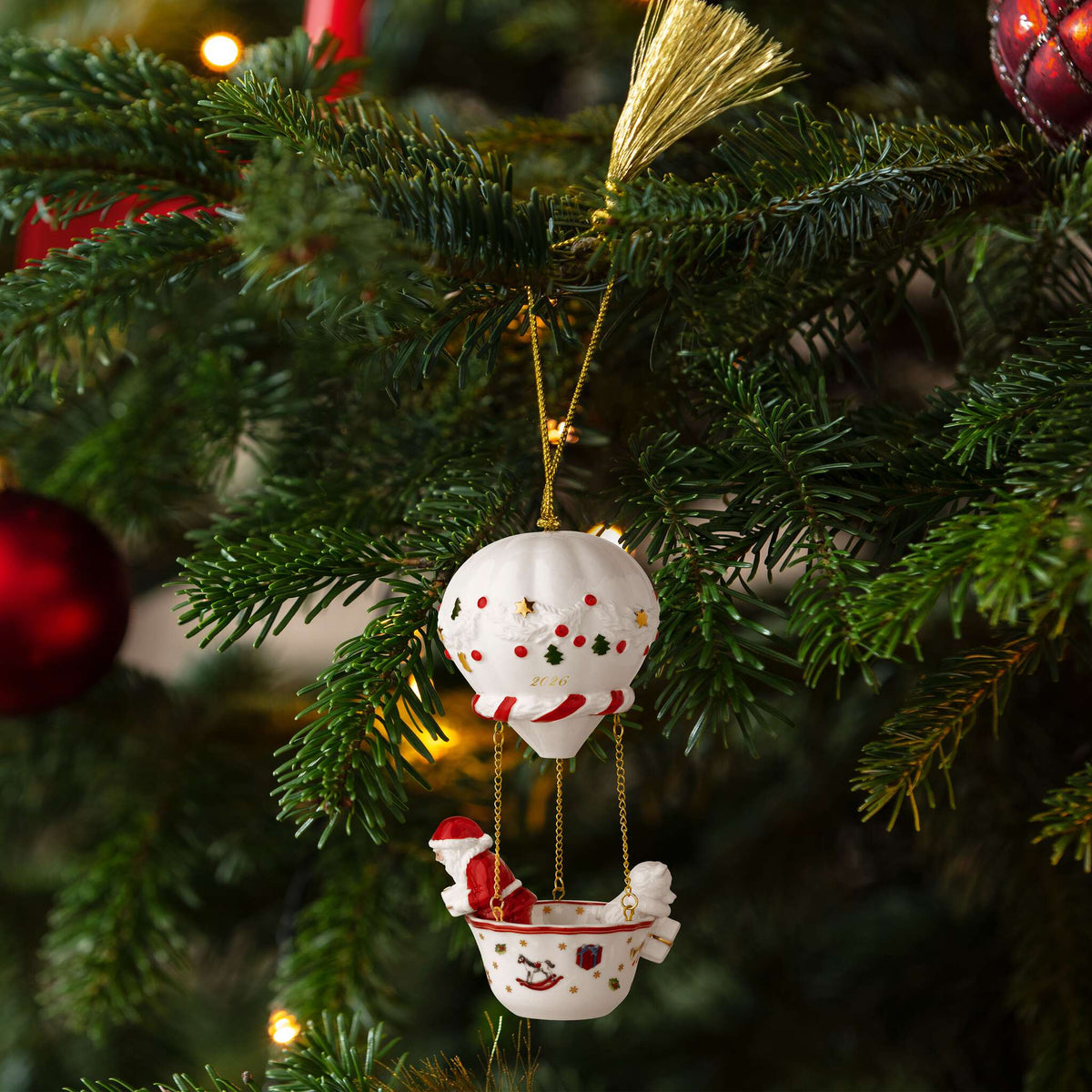 Villeroy & Boch Christmas Classics Addobbi natalizi Oro, Premium Porcelain Mongolfiera 2026