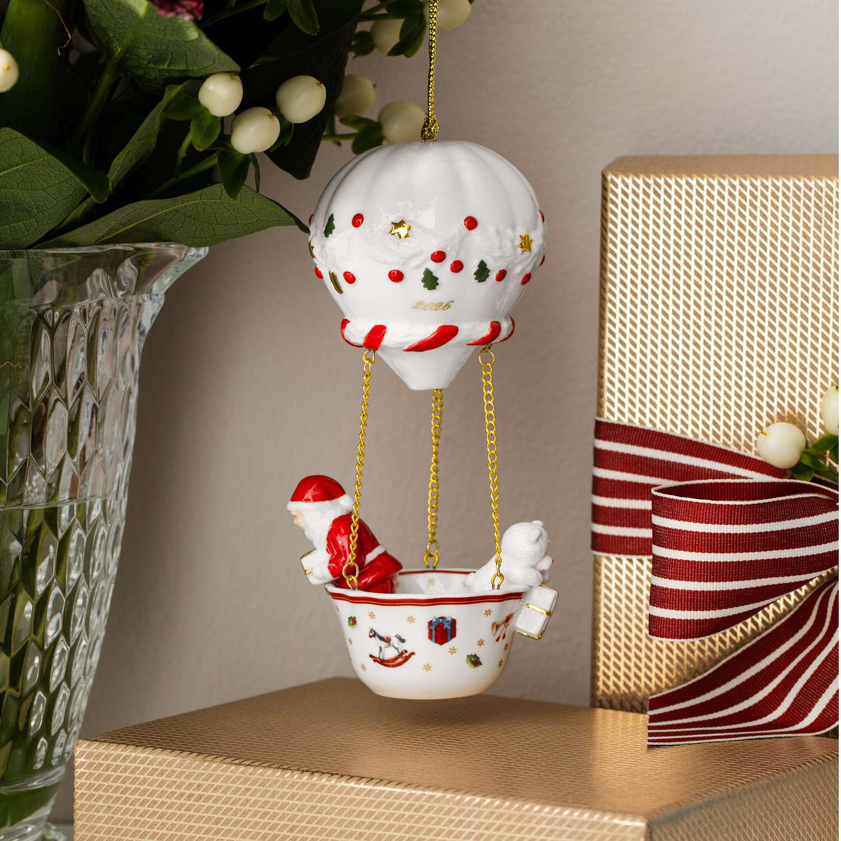 Villeroy & Boch Christmas Classics Addobbi natalizi Oro, Premium Porcelain Mongolfiera 2026