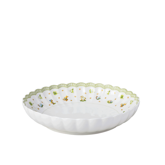 Villeroy & Boch Easter Delight Piatto da pasta verde, Ø23,6 cm, Premium Porcelain