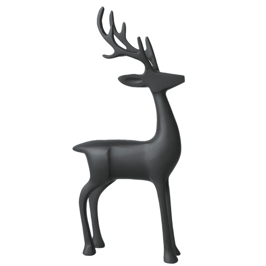 Villeroy & Boch Christmas Chic Cervo Natale nero, alluminio, 36cm