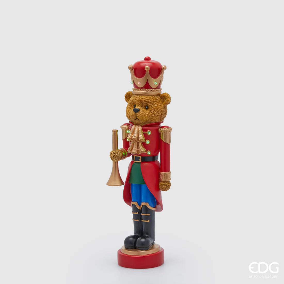 EDG Decoro Orso Soldatino led h46