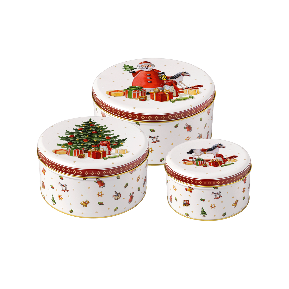 Villeroy & Boch Winter Collage Set di biscottiere