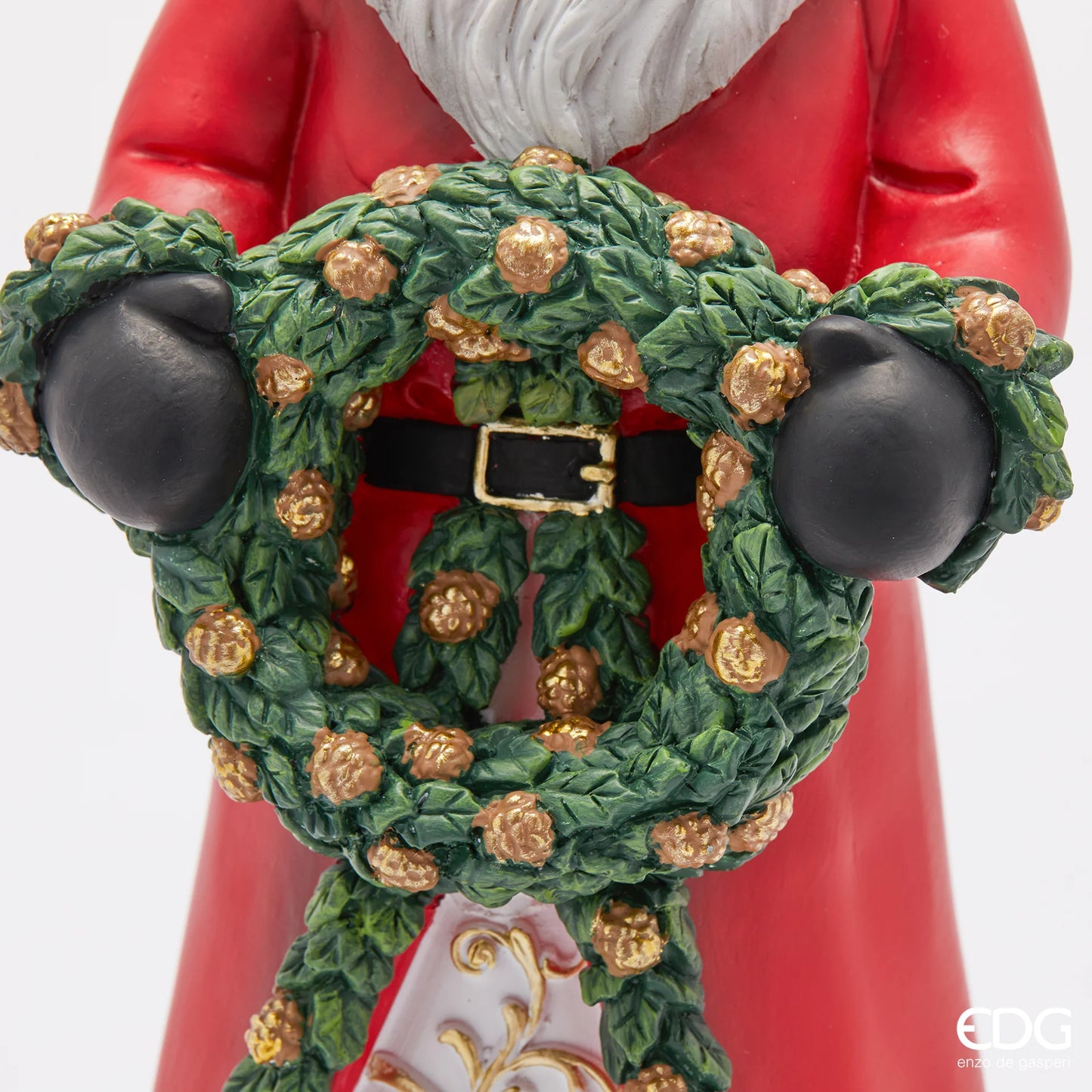 EDG decoro Babbo Natale con corona H39