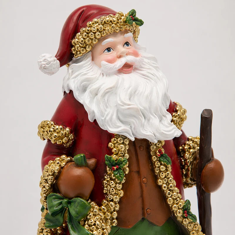 EDG Enzo De Gasperi | Decoro Natalizio Babbo Natale con Bastone