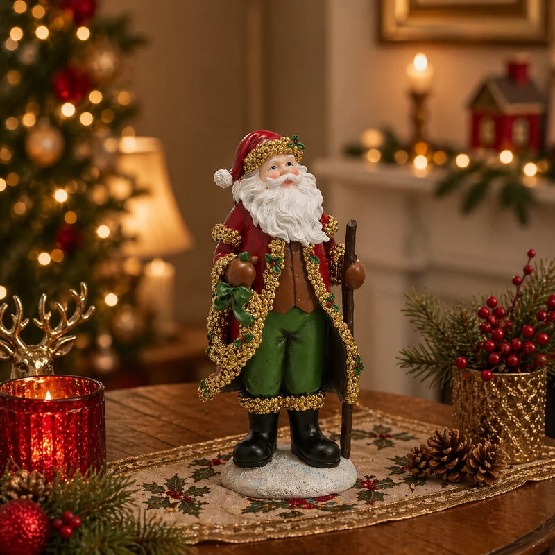 EDG Enzo De Gasperi | Decoro Natalizio Babbo Natale con Bastone