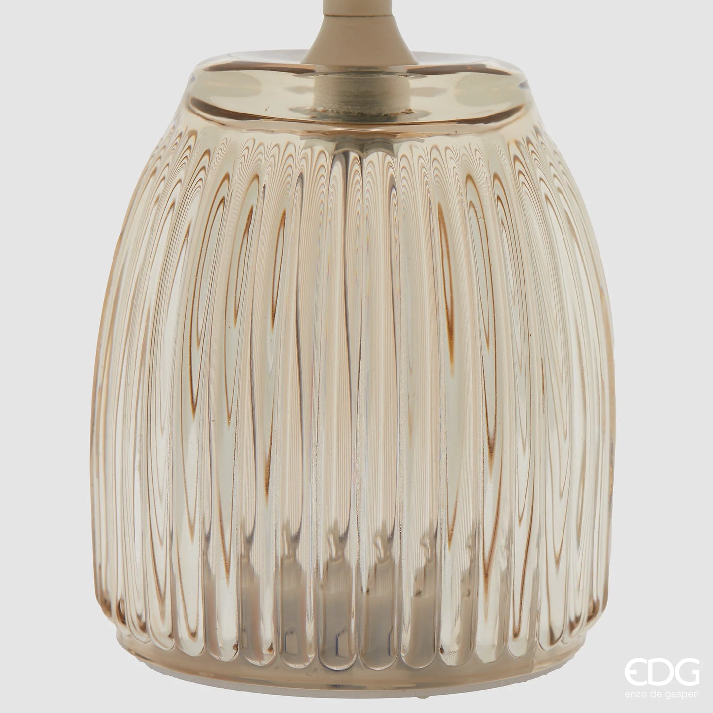 EDG Enzo De Gasperi Lampada da Tavolo Plissé H22 cm Sabbia