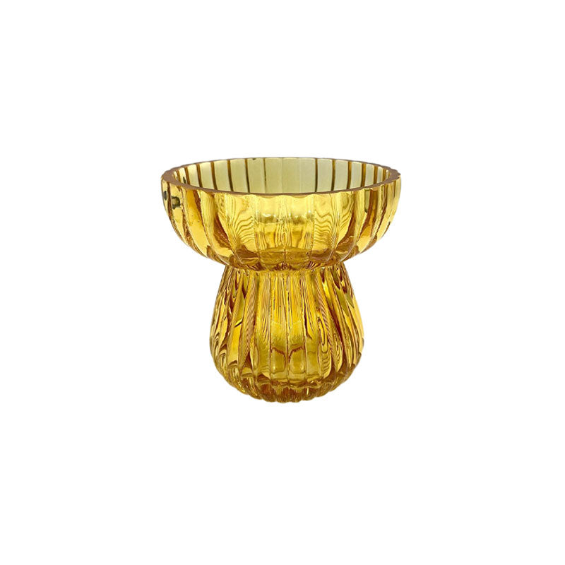 EDG Enzo De Gasperi – Vaso Righe Biforma Giallo