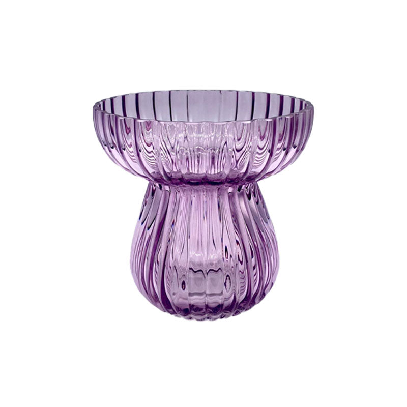 EDG Enzo De Gasperi – Vaso Righe Biforma Viola