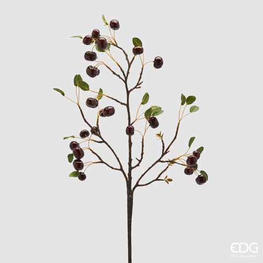 EDG Enzo De Gasperi Ramo di Ciliegie H95 cm Burgundy