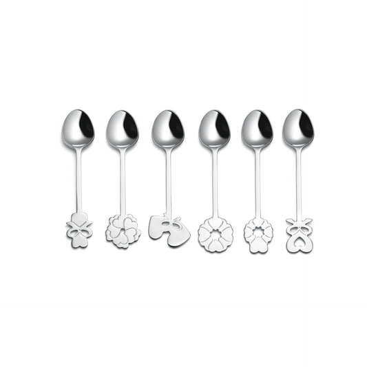 Guzzini Set 6 Cucchiaini 'Love' "Cutlery"