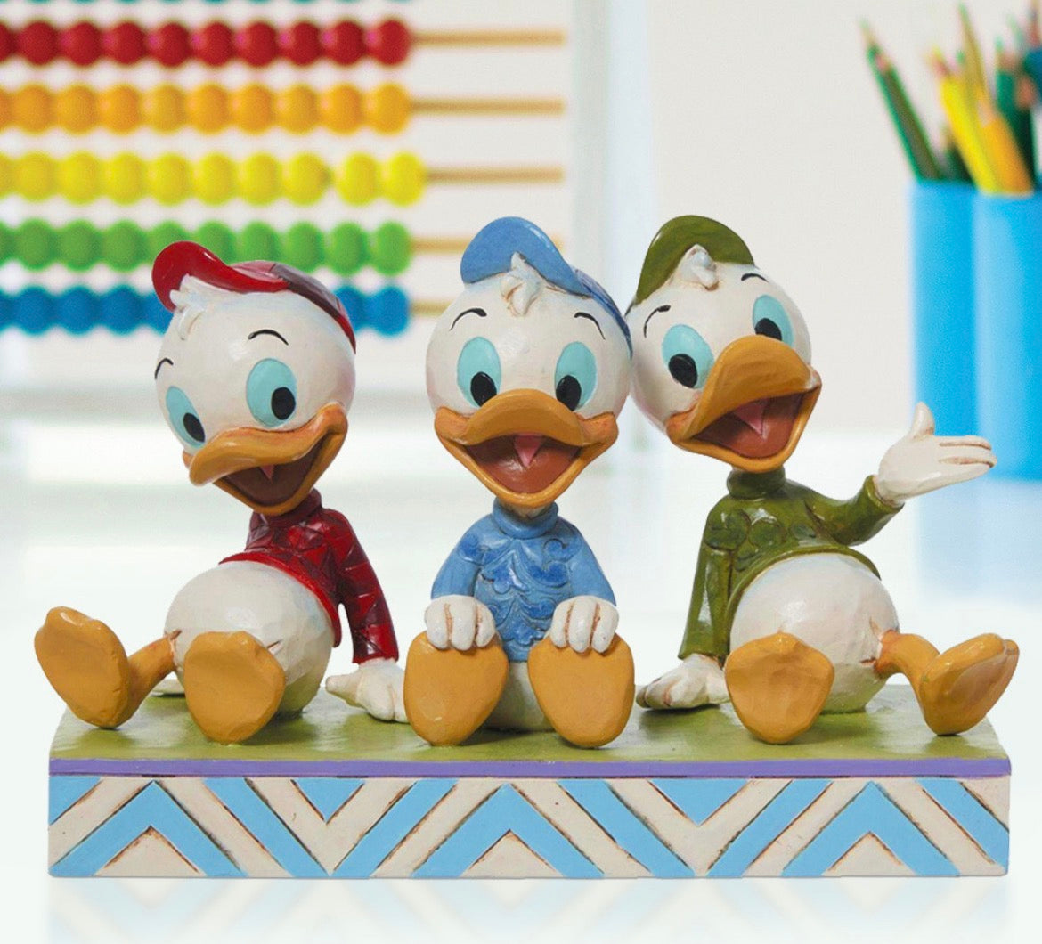 Statuetta Qui, Quo, Qua - Disney Traditions