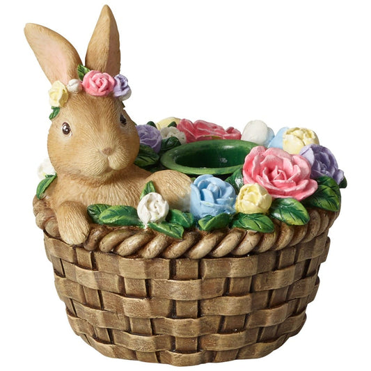 Portacandele Villeroy & Boch Bunny Tales Coniglio nel cestino