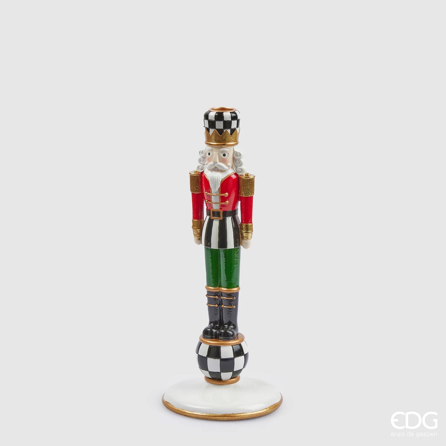 EDG Enzo De Gasperi Portacandela Soldatino H31 cm